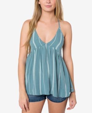 O'neill Juniors' Elliot Striped Strappy-back Top