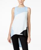 Vince Camuto Colorblocked High-low Top