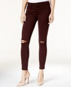 Dl 1961 Margaux Ripped Malbec Wash Ripped Skinny Jeans