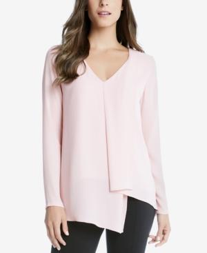 Karen Kane Draped Asymmetrical Top