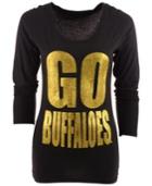 Blue 84 Women's Long-sleeve Colorado Buffaloes Flicker T-shirt
