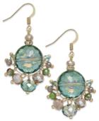 Inc International Concepts Gold-tone Multi-bead Drop Earrings, Only At Macy's