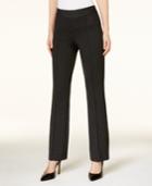Inc International Concepts Faux-leather-trim Pants, Created For Macy's