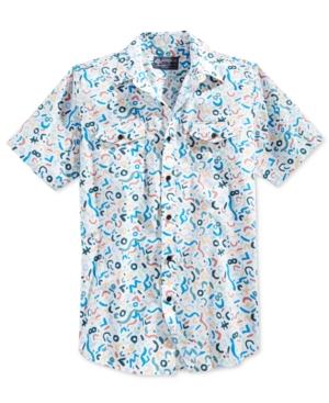 American Rag Men's Printed Short-sleeve Shirt, Only At Macy's
