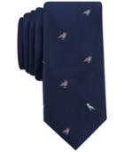 Bar Iii Men's Blue Bird Conversational Slim Tie, Created For Macy's