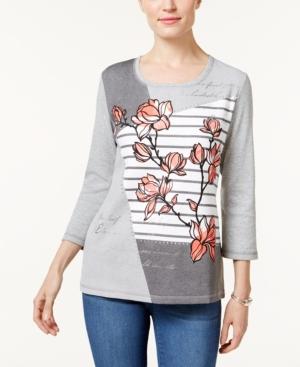 Karen Scott Colorblocked Top, Created For Macy's