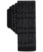 Bar Iii Men's Kerst Fair Isle Skinny Tie, Created For Macy's