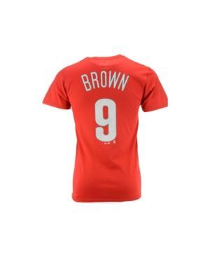 Majestic Men's Short-sleeve Domonic Brown Philadelphia Phillies Player T-shirt