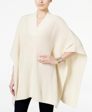 Style & Co. V-neck Knit Poncho, Only At Macy's