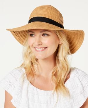 I.n.c. Grosgrain Woven Floppy Hat, Created For Macy's
