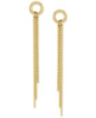 Bcbgeneration Gold-tone Fringe Drop Earrings