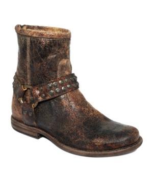 Frye Women's Booties, Phillip Harness Short Booties Women's Shoes