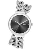 Dkny Women's Astoria Stainless Steel Double Wrap Chain Bracelet Watch 38mm, Created For Macy's