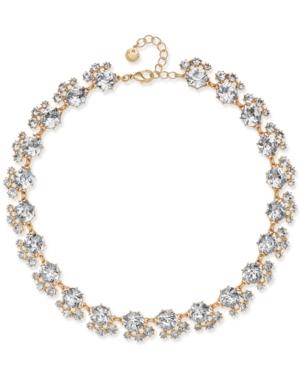 Charter Club Gold-tone Cubic Zirconia Necklace, Created For Macy's