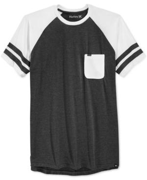 Hurley Waylon Stripe Raglan-sleeve Pocket T-shirt