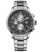Tommy Hilfiger Watch, Men's Stainless Steel Bracelet 45mm 1790860