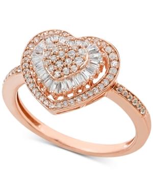 Diamond Heart Cluster Ring (1/2 Ct. T.w.)