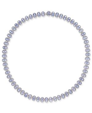 Tanzanite Collar Necklace (25 Ct. T.w.) In Sterling Silver, Created For Macy's