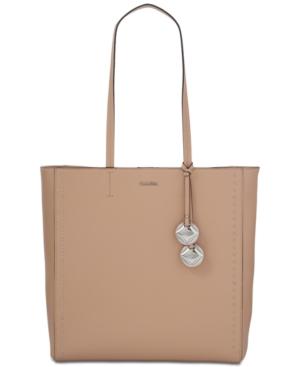 Calvin Klein Studded Pebble Tote