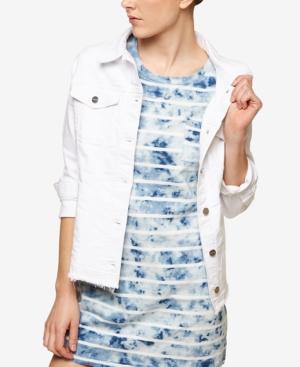 Sanctuary Guilty Pleasure White Wash Denim Jacket