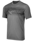 Greg Norman For Tasso Elba Men's Daddy & Me Shark-print Performance Sun Protection T-shirt, Created For Macy's