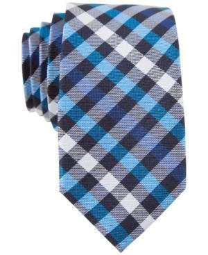 Penguin Odo Plaid Skinny Tie