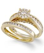 Prestige Unity 14k Gold Diamond Ring Set (1-1/3 Ct. T.w.)