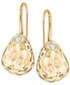 Swarovski Gold-tone Large Crystal Drop Earrings