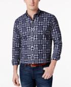 Club Room Men's Patchwork Print Shirt, Only At Macy's