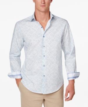 Tasso Elba Men's Tapestry Print Cotton Shirt, Only At Macy's