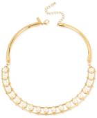 M. Haskell For Inc International Concepts Gold-tone Imitation Pearl Collar Necklace, Created For Macy's