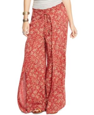 Denim & Supply Ralph Lauren Floral-print Smocked Gauze Pant