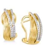 D'oro By Effy Diamond Earrings (1/5 Ct. T.w.) In 14k Gold