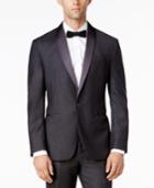 Ryan Seacrest Distinction Men's Modern Fit Gray Flannel Tuxedo Jacket, Only At Macy's