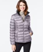 Inc International Concepts Plus Size Packable Puffer Coat