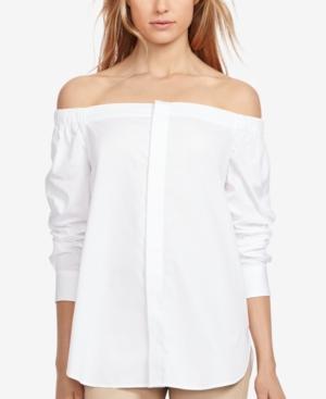 Polo Ralph Lauren Off-the-shoulder Shirt