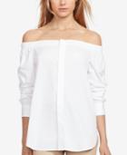 Polo Ralph Lauren Off-the-shoulder Shirt