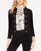 Vince Camuto Cotton Military Cardigan