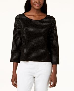 Eileen Fisher Organic Printed Sweater