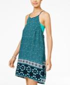 Hurley Juniors' Isadora Printed Strappy-back Shift Dress