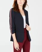 Xoxo Juniors' 3/4-sleeve Tuxedo-stripe Jacket