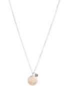 Dkny Disc & Crystal Pendant Necklace, Created For Macy's