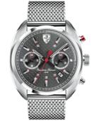 Scuderia Ferrari Men's Chronograph Formula Sportiva Stainless Steel Mesh Bracelet Watch 43mm 830214