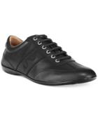 Armani Jeans Low-profile Leather Sneakers Men's Shoes