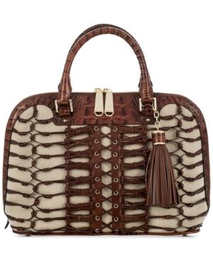 Brahmin Vivian Pecan Paseo Small Satchel