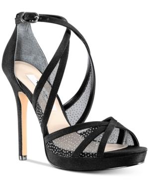 Nina Fenna Platform Evening Sandals Women's Shoes