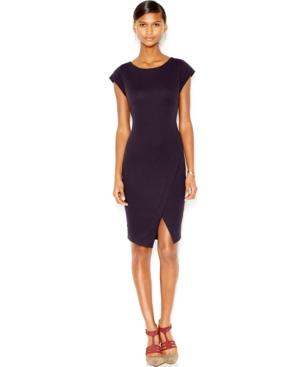 Bar Iii Ribbed Envelope Dress, Created For Macy's