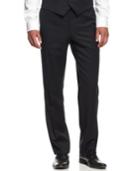 Tommy Hilfiger Navy Solid Trim-fit Pants