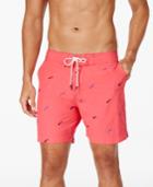 Tommy Hilfiger Men's Embroidered Fish Board Shorts