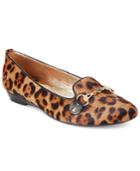 Marc Joseph New York Wall Street Cheetah Flats Women's Shoes